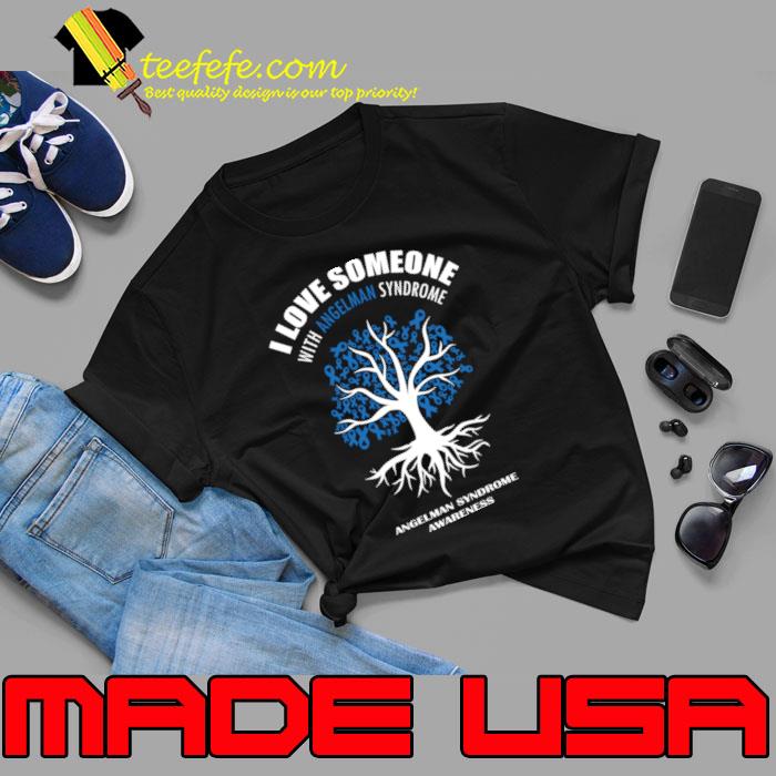 I Love Someone With Angelman Syndrome Angelman Awareness Tree T-Shirt Unisex I Love Someone With Angelman Syndrome Angelman Awareness Tree T-Shirt Unisex