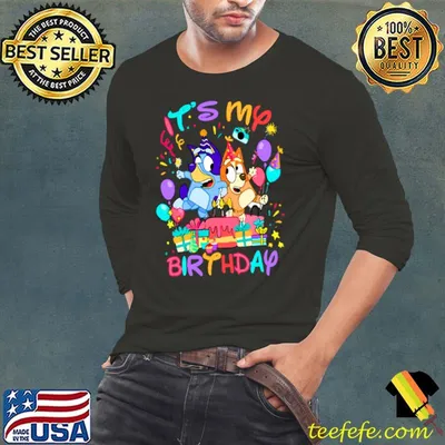 It's my Birthday balloon bluey cartoon T-Shirt
