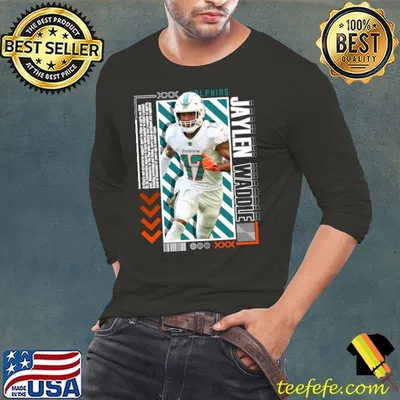 Jaylen Waddle American football wide receiver for the Miami Dolphins T-Shirt