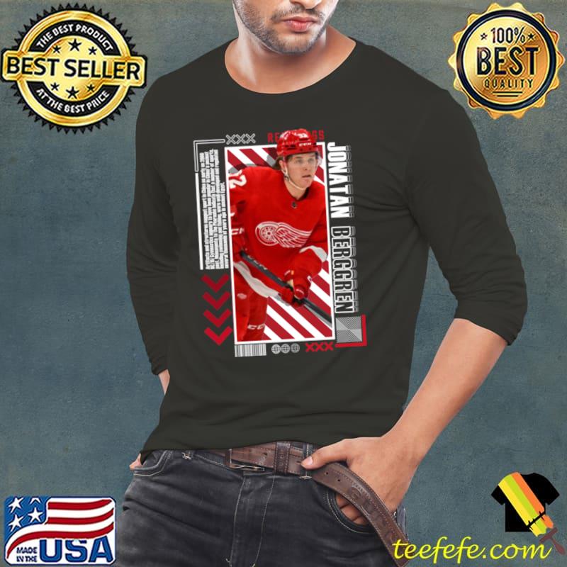 Jonatan Berggren Swedish professional ice hockey forward for the Grand Rapids Griffins T-Shirt Long Sleeve Tee Jonatan Berggren Swedish professional ice hockey forward for the Grand Rapids Griffins T-Shirt Long Sleeve Tee
