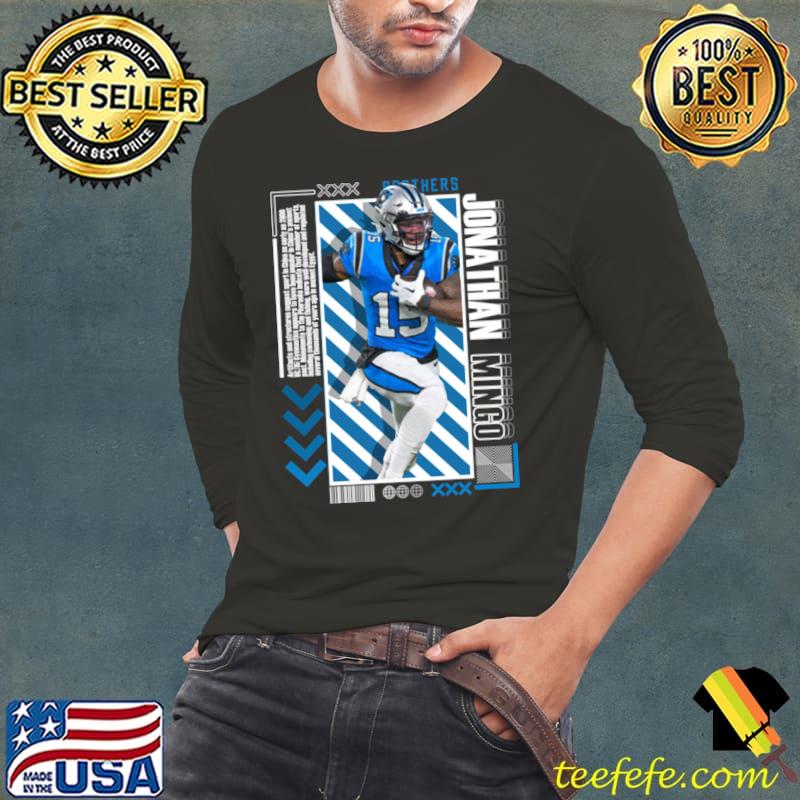 Jonathan Mingo American football wide receiver for the Carolina Panthers T-Shirt Jonathan Mingo American football wide receiver for the Carolina Panthers T-Shirt