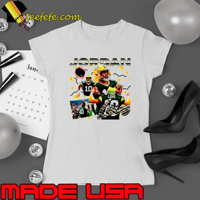 Jordan Love Green Bay football shirt