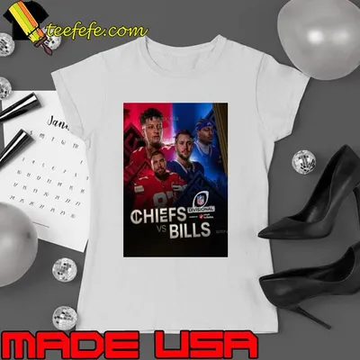 Kansas City Chiefs And Buffalo Bills Meet Up In The NFL Divisional 2024 Shirt