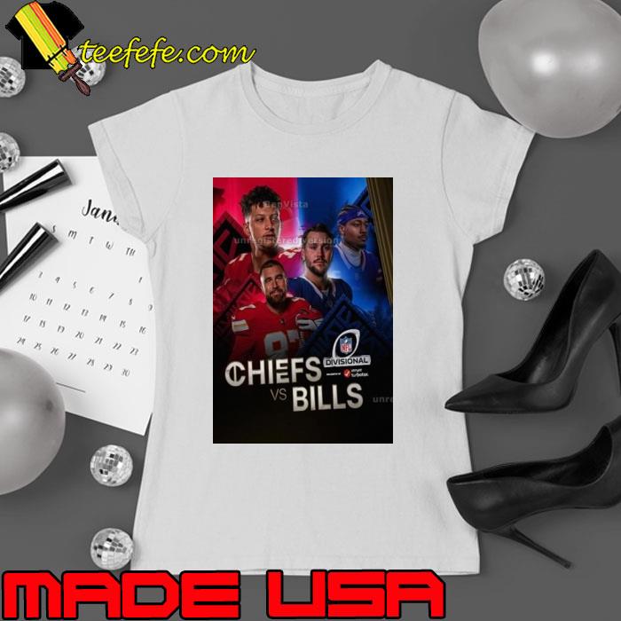 Kansas City Chiefs And Buffalo Bills Meet Up In The NFL Divisional 2024 Shirt