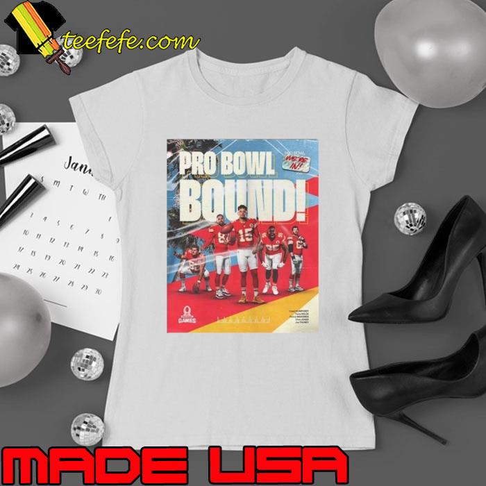 Kansas City Chiefs Five Chiefs Were Selected For Nfl 2024 Pro Bowl Games Pro Bowl Bound s Ladies tee Kansas City Chiefs Five Chiefs Were Selected For Nfl 2024 Pro Bowl Games Pro Bowl Bound s Ladies tee