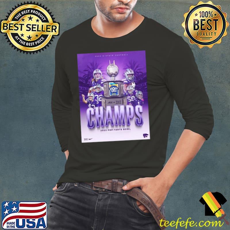 Kansas State Wildcats With The 2023 Pop tarts Bowl Champions Ncaa College Football s Long Sleeve Tee Kansas State Wildcats With The 2023 Pop tarts Bowl Champions Ncaa College Football s Long Sleeve Tee