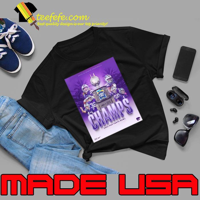 Kansas State Wildcats With The 2023 Pop tarts Bowl Champions Ncaa College Football shirt