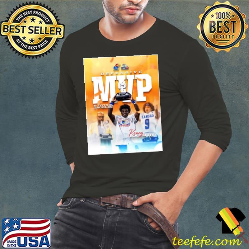 Kenny Logan 23 Kansas Jayhawks Is The Defensive Mvp Of The 2023 Guaranteed Rate Bowl Ncaa Football s Long Sleeve Tee Kenny Logan 23 Kansas Jayhawks Is The Defensive Mvp Of The 2023 Guaranteed Rate Bowl Ncaa Football s Long Sleeve Tee