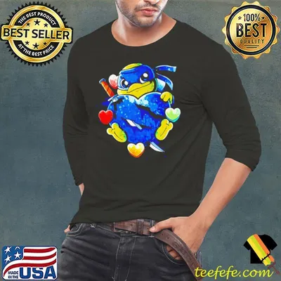 Leonardo Teenage Mutant Ninja Turtles love strong shirt
