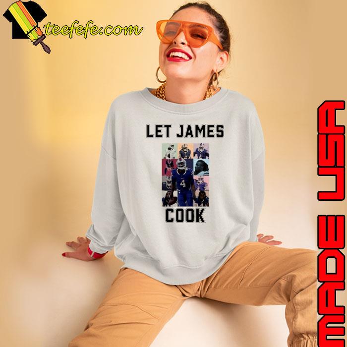 Let James Cook Buffalo Bills eras tour s Sweatshirt Let James Cook Buffalo Bills eras tour s Sweatshirt