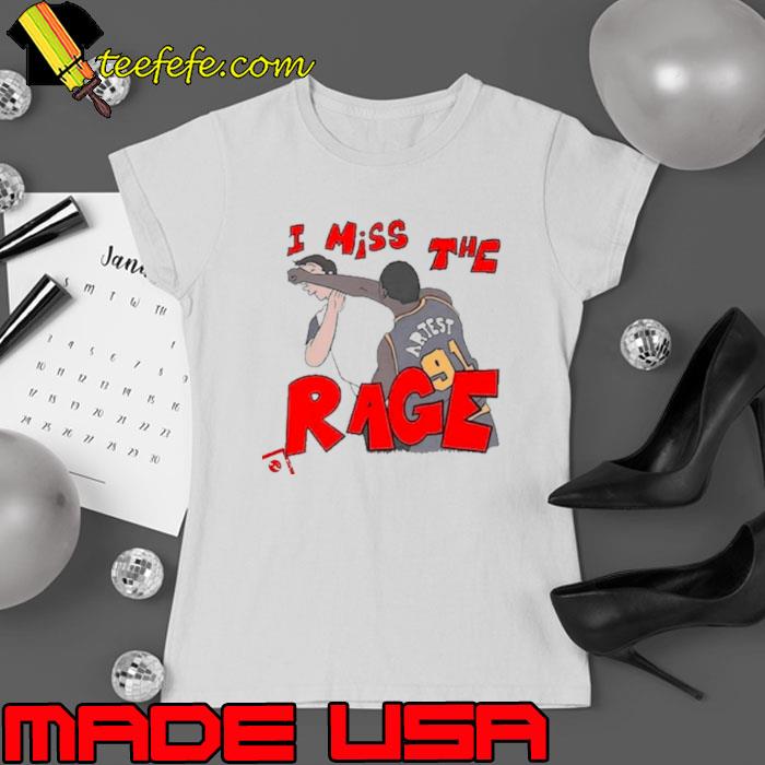 Lucca International I Miss The Rage Ron Artest s Ladies tee Lucca International I Miss The Rage Ron Artest s Ladies tee