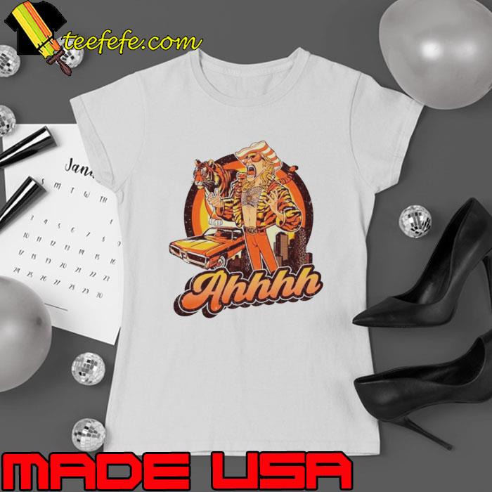 Macho Man tiger and car ahhh skyline vintage s Ladies tee Macho Man tiger and car ahhh skyline vintage s Ladies tee