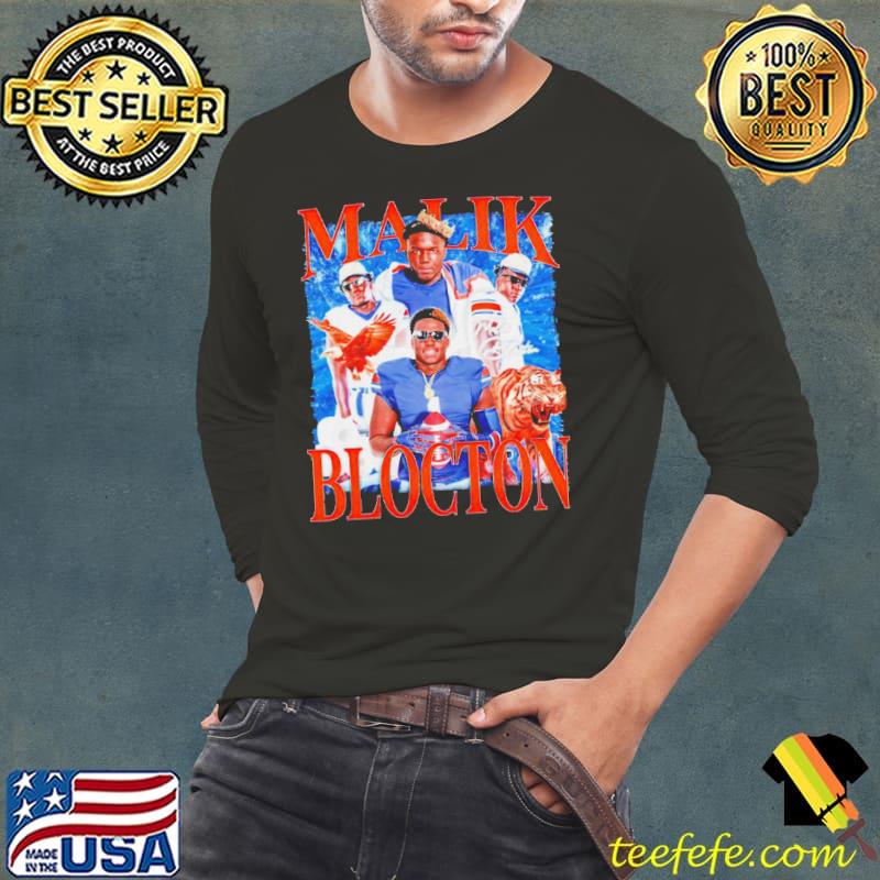 Malik Blocton Auburn Tigers football graphic poster s Long Sleeve Tee Malik Blocton Auburn Tigers football graphic poster s Long Sleeve Tee
