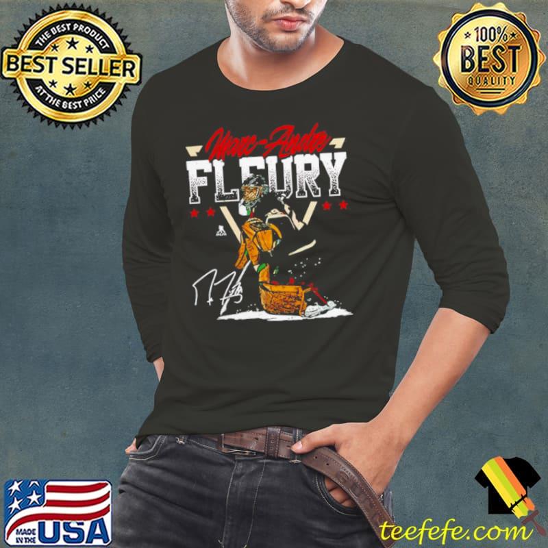 Marc Andre Fleury Minnesota Wild signature vintage s Long Sleeve Tee Marc Andre Fleury Minnesota Wild signature vintage s Long Sleeve Tee