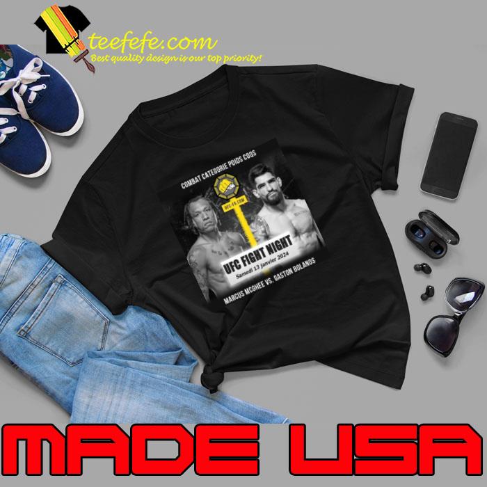 Marcus McGhee VS Gaston Bolanos UFC Jan 13 2024 s Unisex Marcus McGhee VS Gaston Bolanos UFC Jan 13 2024 s Unisex
