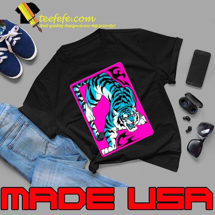 Mawili Tiger Pink Border shirt