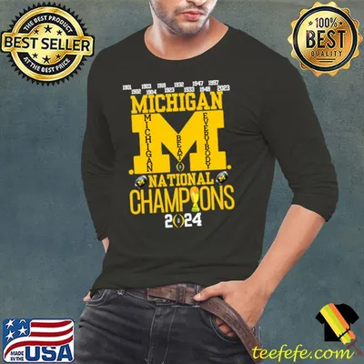 Michigan Beat Everybody National Champions 2024 Football Symbol T-Shirt