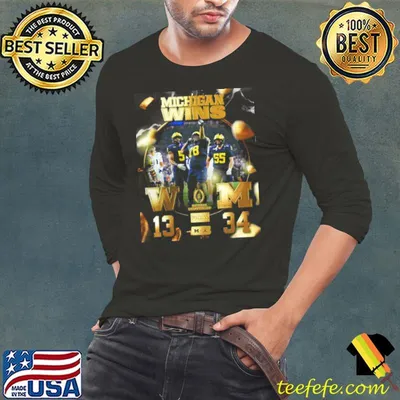 Michigan Wolverines Victory Washington Huskies 2023 National Champions Final Score Shirt