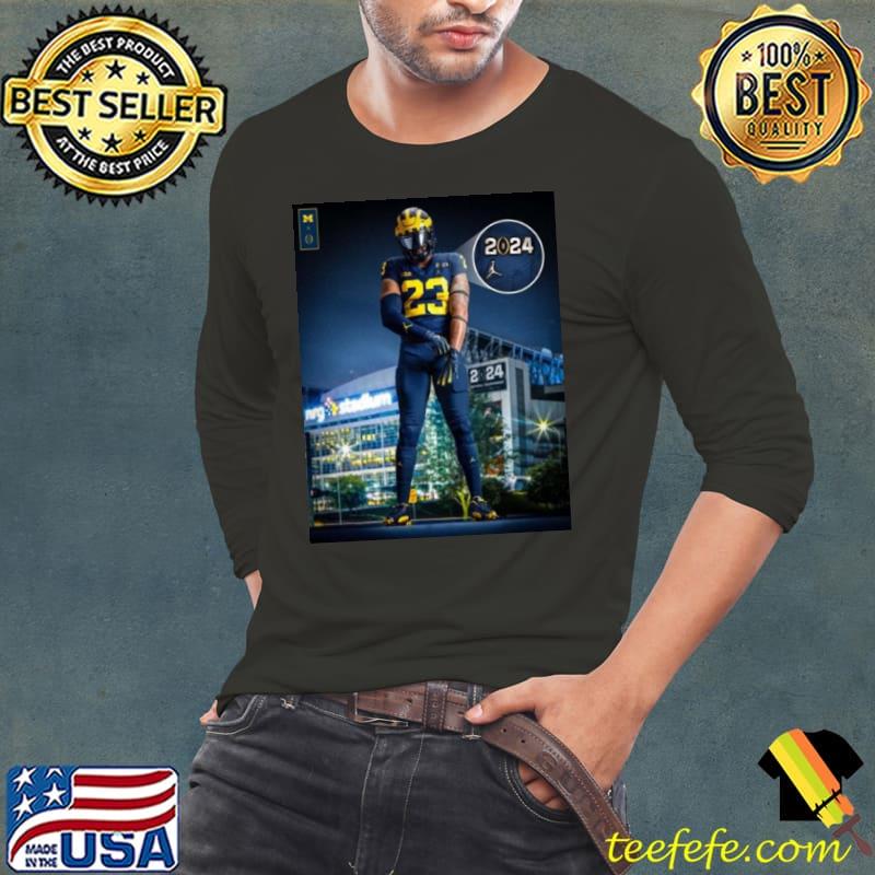 Michigan Wolverines With Uniform In CFP National Championship 2024 Shirt Michigan Wolverines With Uniform In CFP National Championship 2024 Shirt