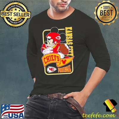 Mickey Mouse Play Football Kansas City Chiefs 2024 Shirt
