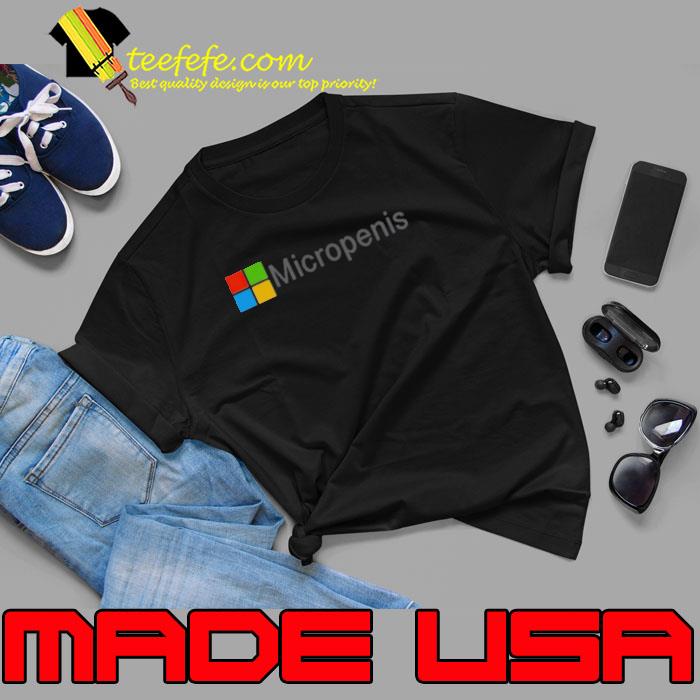 Micropenis parody logo shirt