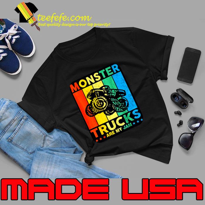 Monster Trucks Are My Jam Stars Vintage T-Shirt Unisex Monster Trucks Are My Jam Stars Vintage T-Shirt Unisex