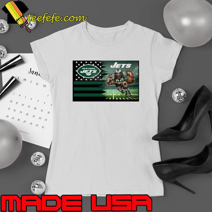 New York Jets Football Team Mascot Flag 2024 s Ladies tee New York Jets Football Team Mascot Flag 2024 s Ladies tee