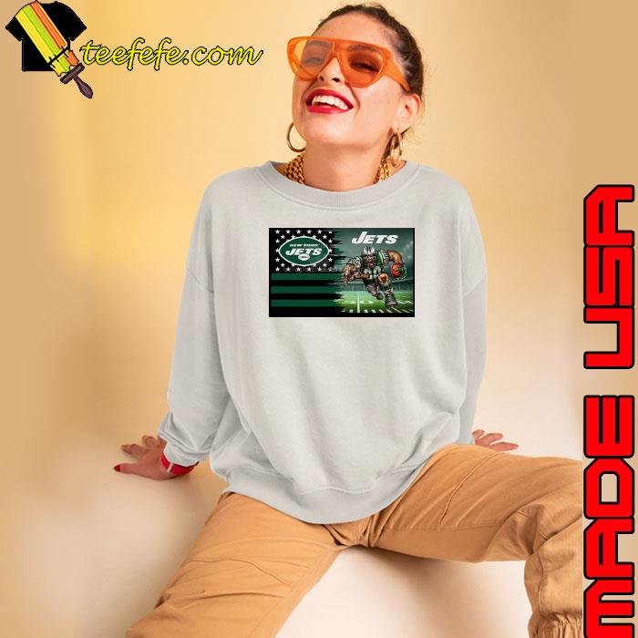 New York Jets Football Team Mascot Flag 2024 s Sweatshirt New York Jets Football Team Mascot Flag 2024 s Sweatshirt