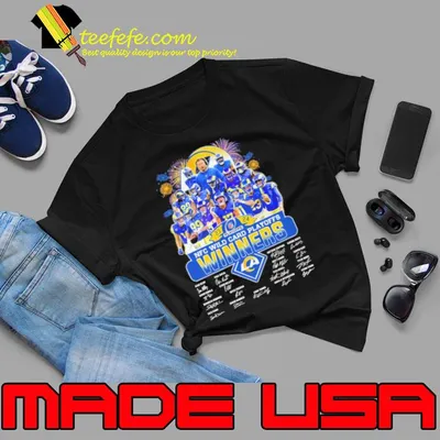 Nfc wild card winners signature La Winners Fireworks shirt