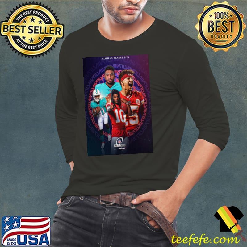 Nfl Wild Card Coming Soon Miami Dolphins Vs Kansas City Chiefs shirt Nfl Wild Card Coming Soon Miami Dolphins Vs Kansas City Chiefs shirt