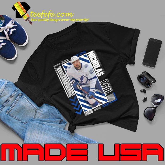 Nicholas Paul Canadian professional ice hockey forward for the Tampa Bay Lightning T-Shirt Unisex Nicholas Paul Canadian professional ice hockey forward for the Tampa Bay Lightning T-Shirt Unisex