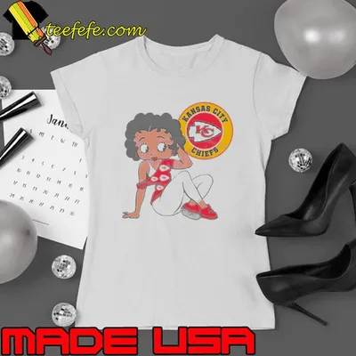 Official betty Boop Kansas City Chiefs Logo Shirt