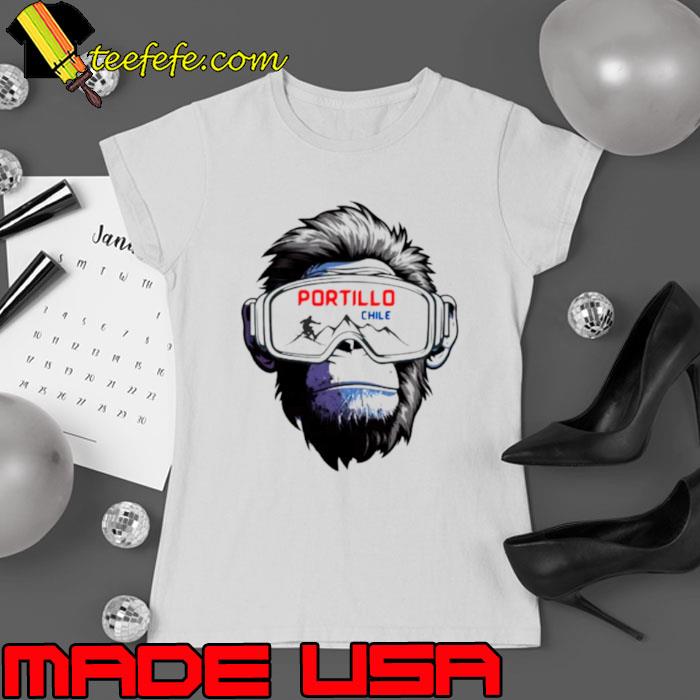 Official face Monkey Ski Portillo Chile s Ladies tee Official face Monkey Ski Portillo Chile s Ladies tee