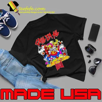 Official grill em all burgs at the beach shirt