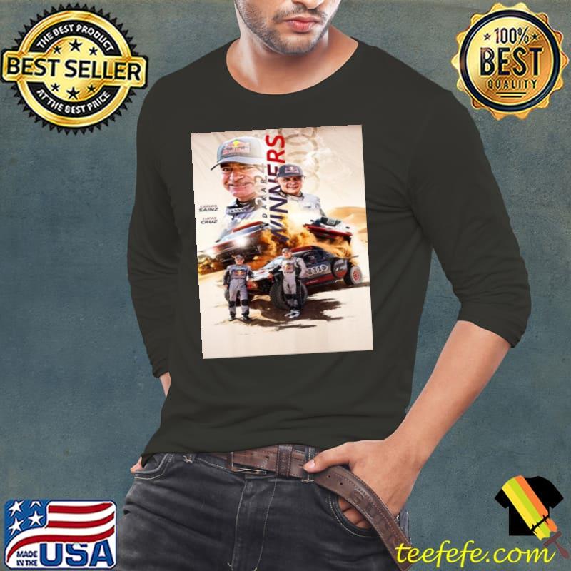 Original congratulations Carlos Sainz And Lucas Crus Win The Dakar 2024 shirt Original congratulations Carlos Sainz And Lucas Crus Win The Dakar 2024 shirt