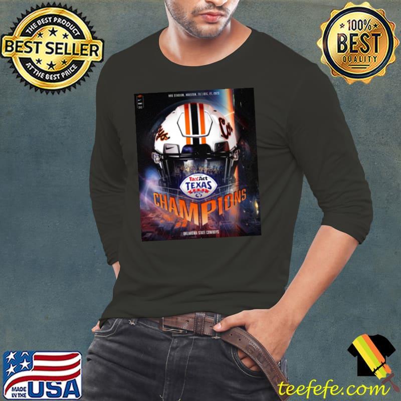 OSU Cowboy Football 2023 TaxAct Texas Bowl Champions Go Pokes Shirt Long Sleeve Tee OSU Cowboy Football 2023 TaxAct Texas Bowl Champions Go Pokes Shirt Long Sleeve Tee