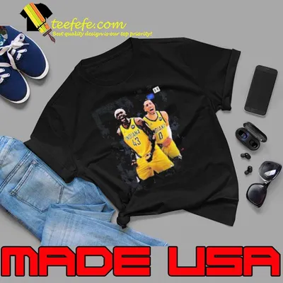 Pascal Siakam And Tyrese Haliburton Of Indiana Pacers Shirt