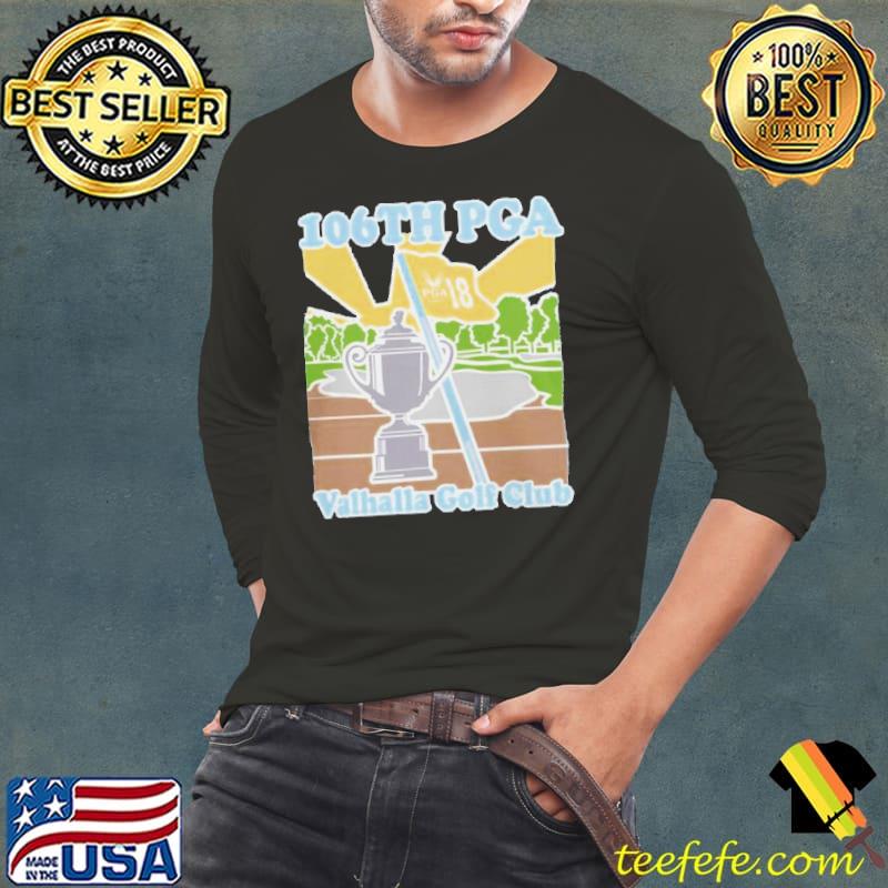 Pga Shop 106Th 2024 Pga Championship Featuring The Wanamaker Trophy In Sky Valhalla Golf Club Shirt