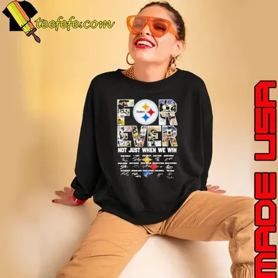 Pittsburgh Steelers 2024 Forever Not Just When We Win Signatures Shirt