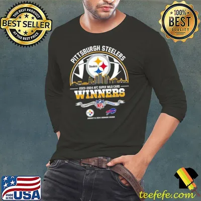 Pittsburgh Steelers Winners Season 2023 2024 Afc Super Wild Card Nfl Divisional Skyline January 14 2024 Highmark Stadium shirt