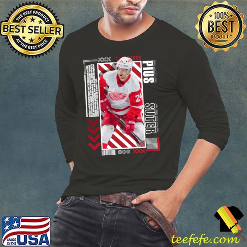 Pius Suter Swiss professional ice hockey forward for the Vancouver Canucks T-Shirt Long Sleeve Tee Pius Suter Swiss professional ice hockey forward for the Vancouver Canucks T-Shirt Long Sleeve Tee
