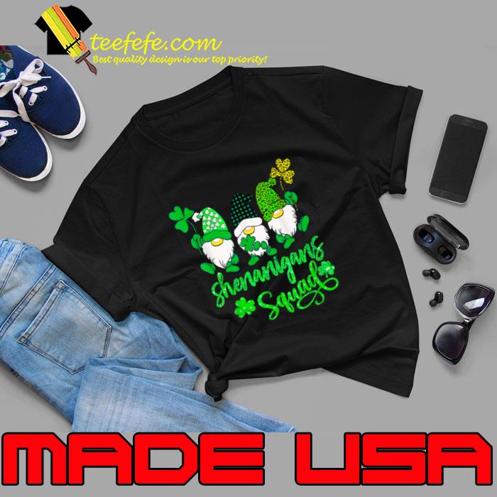 Retro Shenanigans Squad Gnomes Leopard St Patricks Day Shamrock Lucky T-Shirt Unisex Retro Shenanigans Squad Gnomes Leopard St Patricks Day Shamrock Lucky T-Shirt Unisex