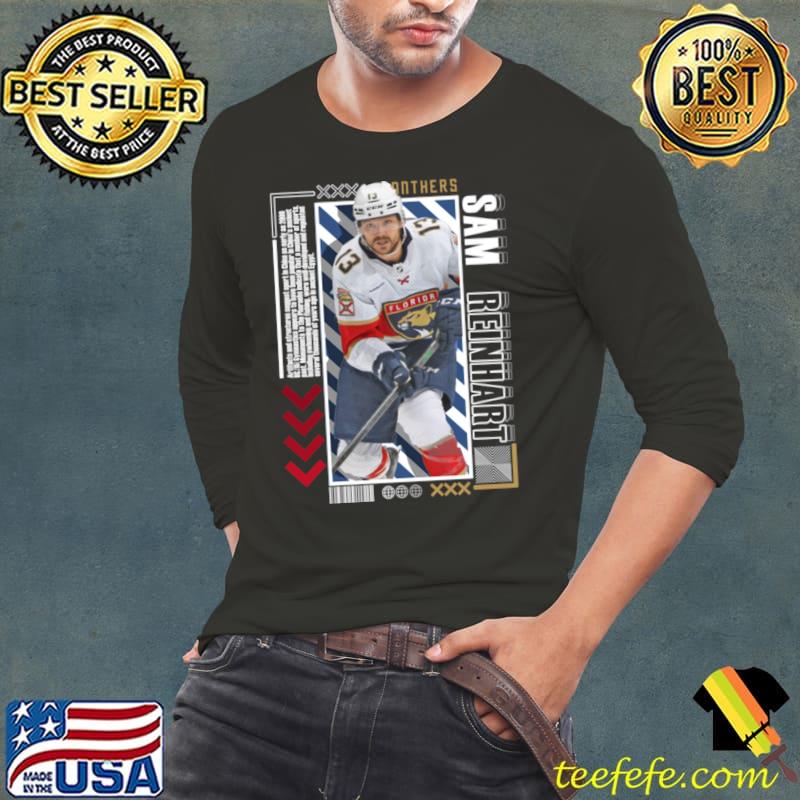 Sam Reinhart Canadian professional ice hockey player for the Florida Panthers T-Shirt Long Sleeve Tee Sam Reinhart Canadian professional ice hockey player for the Florida Panthers T-Shirt Long Sleeve Tee