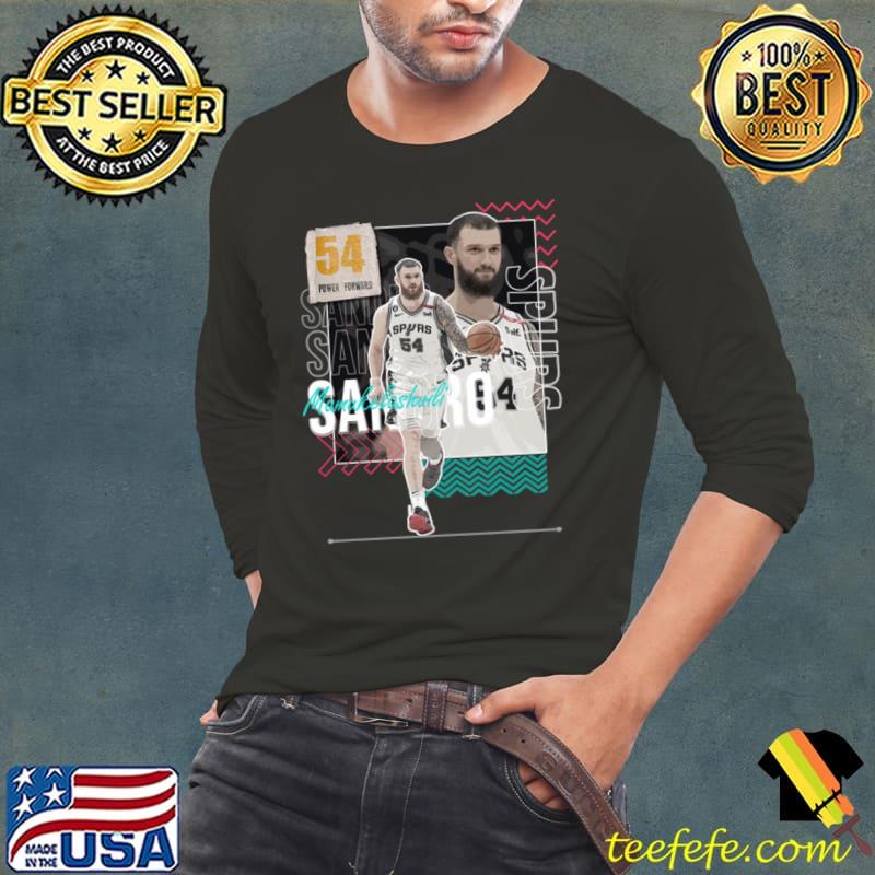 Sandro Mamukelashvili Georgian professional basketball player for the San Antonio Spurs T-Shirt Long Sleeve Tee Sandro Mamukelashvili Georgian professional basketball player for the San Antonio Spurs T-Shirt Long Sleeve Tee