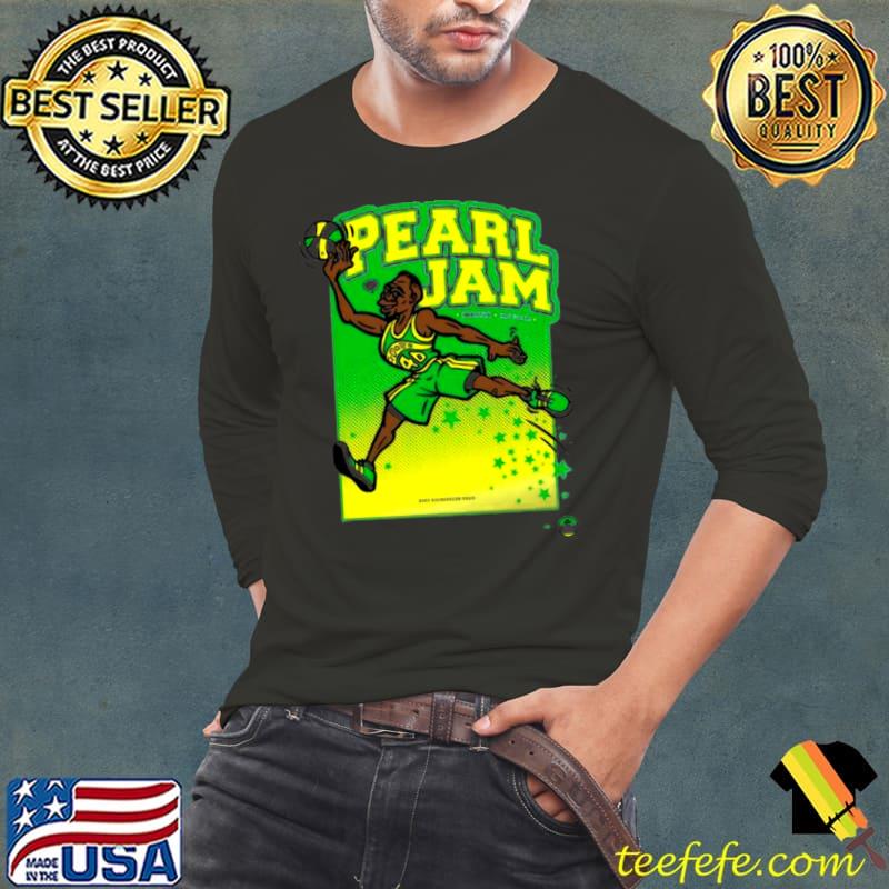 Shawn Kemp Pearl Jam Shirt Long Sleeve Tee Shawn Kemp Pearl Jam Shirt Long Sleeve Tee