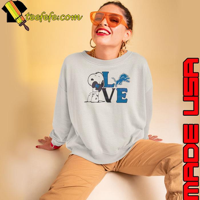 Snoopy Love Detroit Lions 2024 s Sweatshirt Snoopy Love Detroit Lions 2024 s Sweatshirt