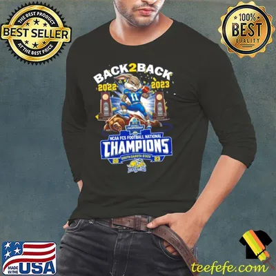 South Dakota State Jackrabbits Back 2 Back Champions 2022 2023 Mascot Shirt