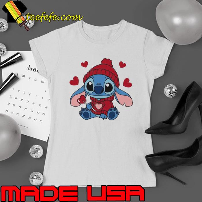 Stitch Valentine Candy Heart 2024 s Ladies tee Stitch Valentine Candy Heart 2024 s Ladies tee
