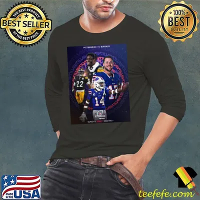 Super Wildcard Weekend Buffalo Bills Versus Pittsburgh Steelers NFL Playoff Poster Shirt