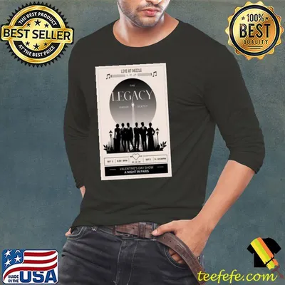 The Legacy Group Valentine’s Day Show Live At Dazzle Denver Co Feb 12 2024 shirt